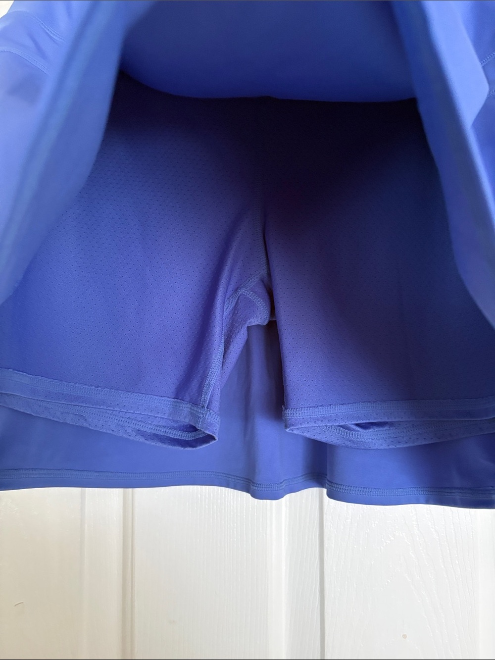 Skechers Blue Athletic Skort with Side Pockets - Picture 4 of 4